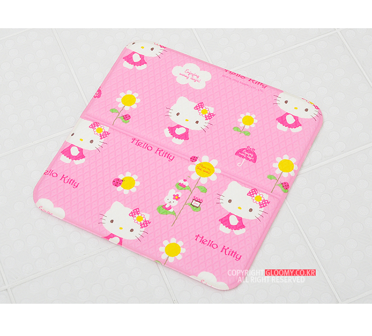Hàn Quốc nhập khẩu Hello Kitty xách tay chống ẩm PVC mềm đệm cách nhiệt pad cách nhiệt mat phòng tắm hơi 4 - Thảm chống ẩm / Mat / Gối thảm chơi cho bé loại nào tốt