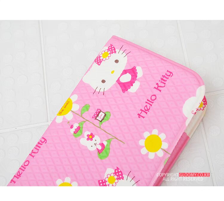 Hàn Quốc nhập khẩu Hello Kitty xách tay chống ẩm PVC mềm đệm cách nhiệt pad cách nhiệt mat phòng tắm hơi 4 - Thảm chống ẩm / Mat / Gối thảm chơi cho bé loại nào tốt