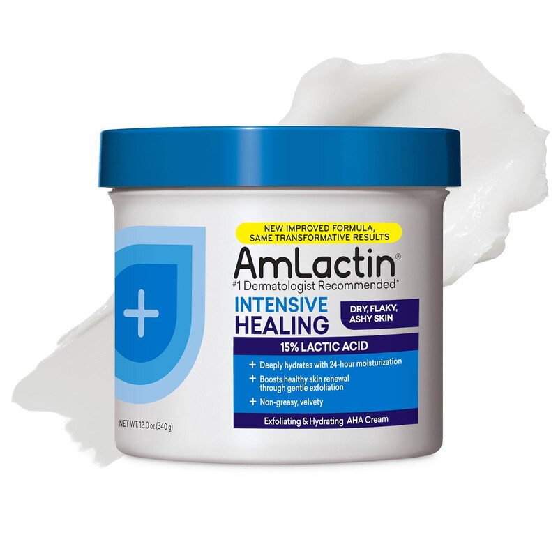 In Stock: American Amlactin 12% Fruit Acid Moisturizing and Repairing Body Lotion, Relieves Flaking and Scales for Fish Owners, Ultra-Moisturizing