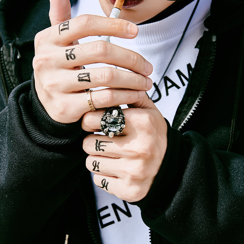 Bague homme BEIER en Acier au titane - Ref 3086542 Image 4