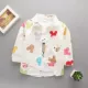 Trẻ sơ sinh áo sơ mi dài tay mùa xuân và hoa mùa hè bé trai áo cotton 2 bé gái mỏng quần áo điều hòa 1-7 tuổi - Áo sơ mi