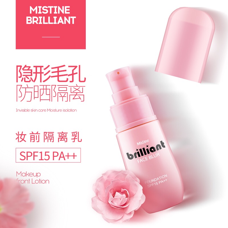 Đích thực Thái MISTINE jewel trang điểm trước khi băng sữa Qi Lin Su Yan kem bị cô lập da tươi sáng lỗ chân lông màu kem che khuyết điểm tốt