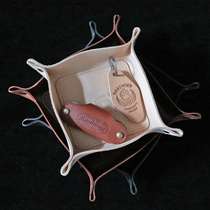 HARDWIND LIFESTYLE OLD SCHOOL style LEATHER plate cowhide storage box storage box Jewelry storage