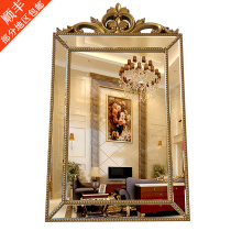 European American retro toilet mirror wall-mounted bathroom mirror porch fireplace decorative mirror dressing table makeup mirror