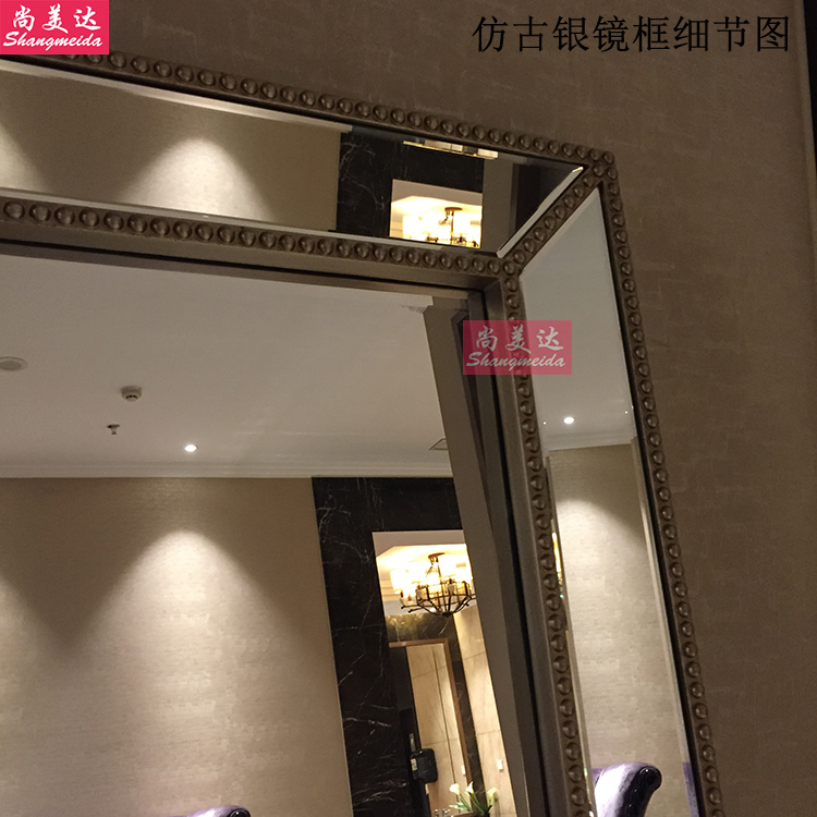 Gương sàn dài châu Âu gương thay đồ gương treo tường nhà sang trọng gương lớn phòng khách cửa hàng quần áo phù hợp gương cao mỏng - Gương gương trang trí