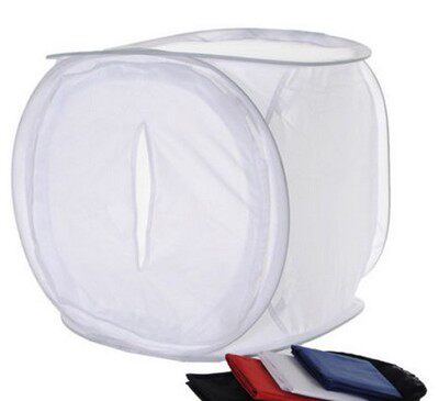 120*120CM Super large soft light shed photography round shed still life box 4 background cloth folding portable
