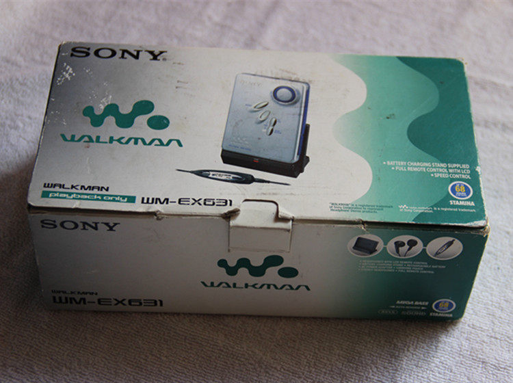 Original set of Sony WM-EX631 with sound and sound retro nostalgic audiotape The new collection features intact