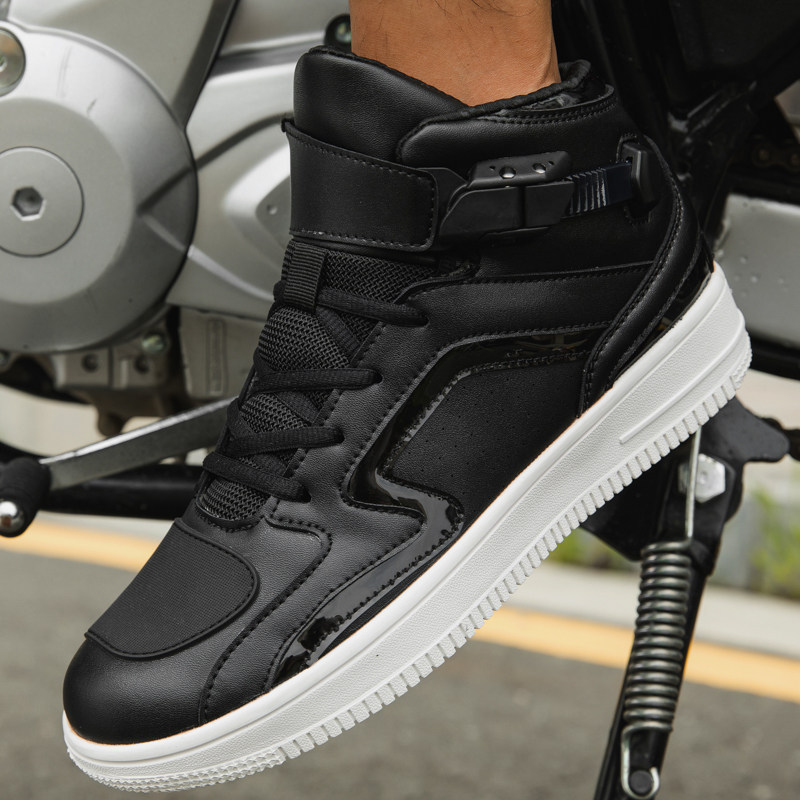 Cycling shoes men's motorcycle women's breathable four seasons professional anti-collision strip racing shoes high-top motorcycle shoes winter Y866 - Taobao