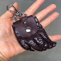 Features domineering crocodile claw key hanging key ring crocodile claw key lock car key chain pendant
