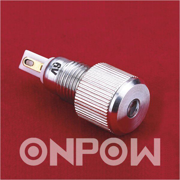 ONPOW Zhejiang Hongbo button 8mm metal LED indication signal lamp GQ8F-D waterproof 6v12v 24v36v