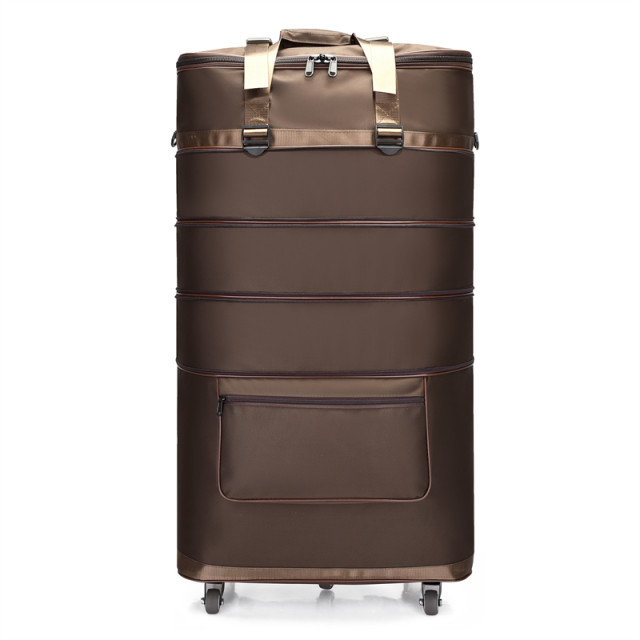 Large-capacity trolley suitcase folding thickened 158 air checked bag studying abroad moving travel luggage