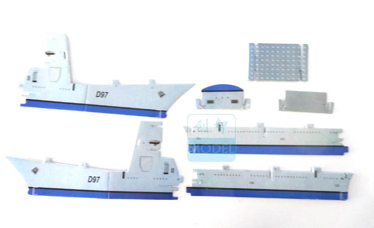 Lớn 3D tàu chiến mô hình giấy câu đố TỰ LÀM câu đố ba chiều đồ chơi trẻ em tàu ​​tĩnh khoa học kit kinh doanh đồ chơi trẻ em