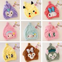 Cartoon dry hair cap Super absorbent quick-drying thickened wipe hair dry hair towel Cute bag towel for adults and children can be