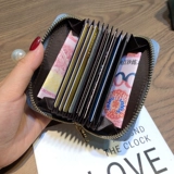 Картхолдер, сумка через плечо, вместительный и большой антимагнитный маленький модный кошелек