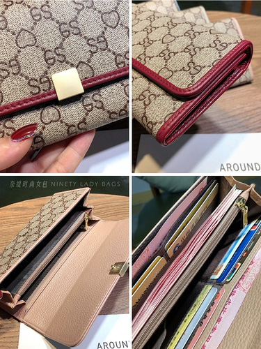 Бумажник, сумка через плечо, вместительный и большой универсальный кошелек, изысканный ретро картхолдер, коллекция 2023, популярно в интернете