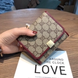 Бумажник, сумка через плечо, маленький ультратонкий короткий картхолдер, универсальный складной кошелек