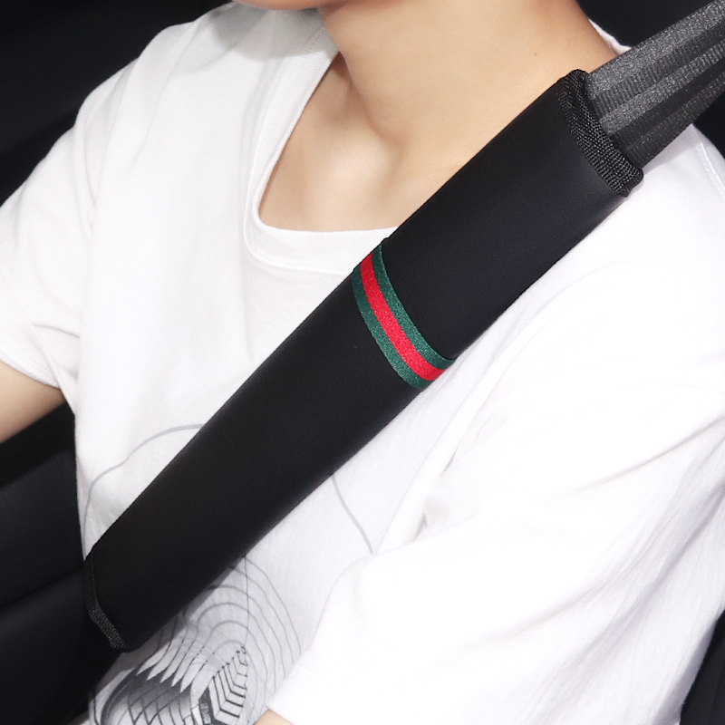 2 packs creative car seat belt anti-lesion anti-wear shoulder cover car safety belt adjustment protective cover