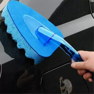 Car washing sponge brush long handle car washing tool cleaning waxing mop does not hurt car paint large suction sponge cleaning car cleaning
