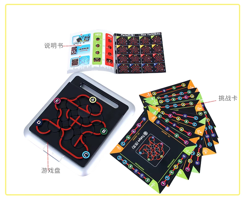 Trứng cút bé phát triển trí thông minh mê cung tàu điện ngầm đồ chơi giáo dục cậu bé 4 - 6 tuổi tập trung đào tạo đồ chơi mô hình