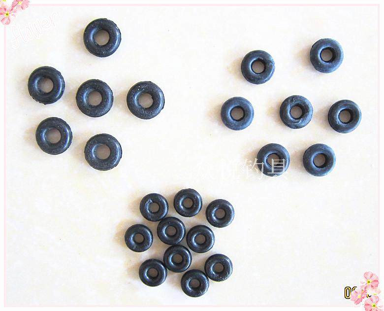 Bulk O-rubber ring O-ring 0 accessories O-ring fishing connector 10 pieces
