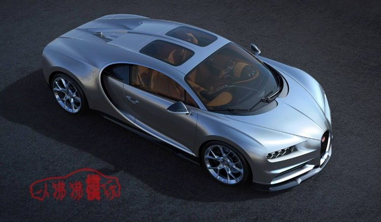 MR 1:18 Bugatti Chiron Sky View Skylight Edition Qianlong Qilong mô hình xe Sư tử Rồng - Chế độ tĩnh