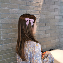 Korean Version Temperament Butterfly Knot Duckbill Clip Meritocratic Side Hairpin Clip Liu Hai Clip Brief Sweet And Beautiful Top Clip Teenage Girl Head Decoration