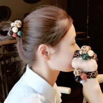 Miss Guo Korea BAO WEN tie hair net red head rope hair rope hair ring Womens Hairband hair accessories