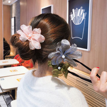 Sweet Meatballs Subhead Disc Hairdresser Hair buds Lazy Human minimalist Korean version Card Issuer Hair Clip Flowers Zhair Hair Dressing