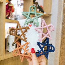 Sweet Net red grab clip ball head frosted Chuck hair clip simple back head hairclip hair grab headwear women