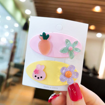 South Korea sweet children hairclip edge clamp girl fruit bangs hairclip Korean version of the lovely BB clip card clip headdress