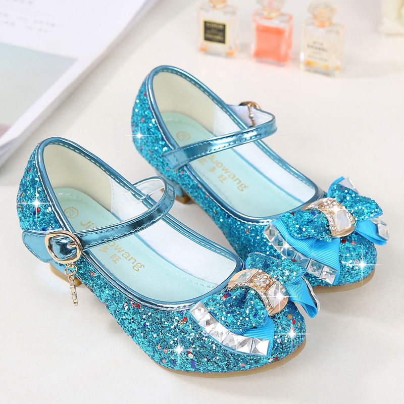 Girl Latin Dance Shoes Children Softly Bottom Aisha Princess Dancing Shoes Girl Performances High Heels Toddler Dancing Shoes