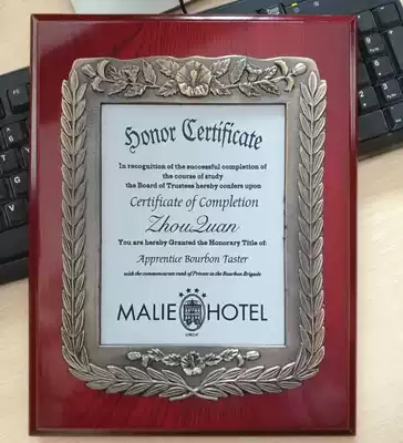 Custom authorization card Medal photo frame Bronze medal Titanium alloy card Sand gold authorization letter Employment letter certificate certificate table listing