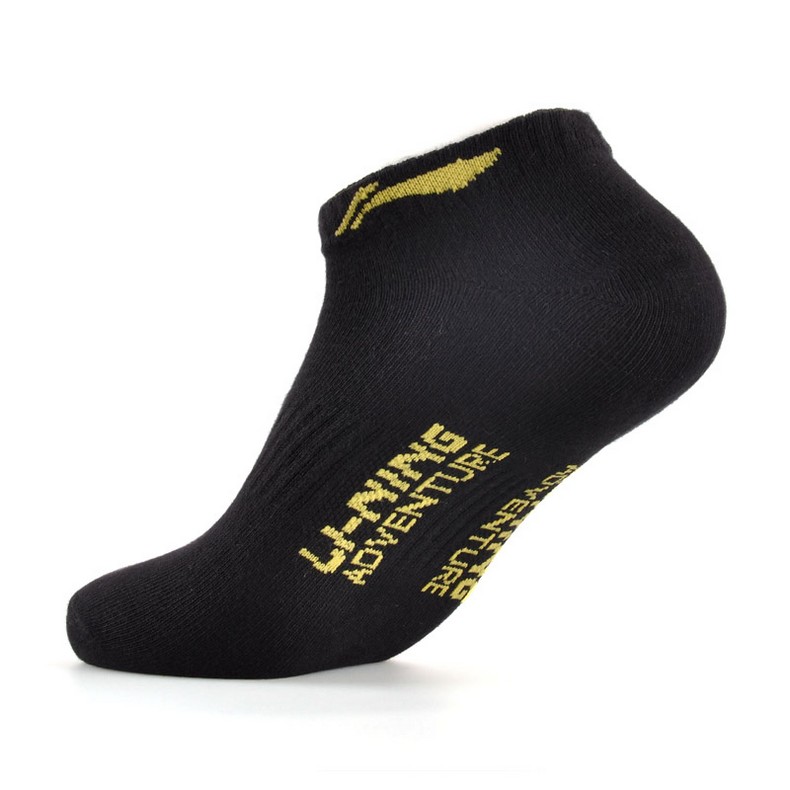 Mua 7 cặp của Li Ning mùa hè vớ thuyền nam giới và phụ nữ vớ vớ thể thao thấp với cầu lông vớ vớ cotton AWSJ215-1 vớ thể thao giá sỉ