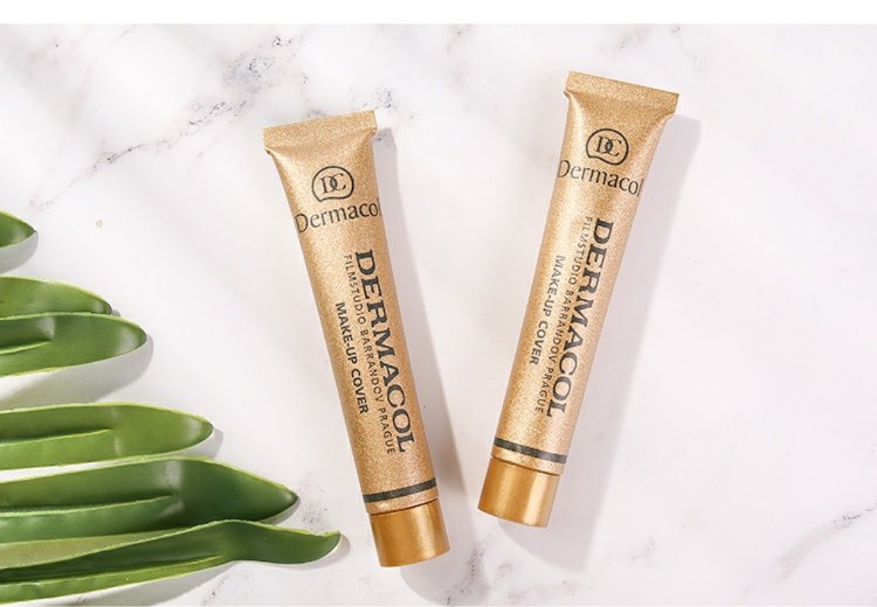 SayiShop Kem nhỏ màu vàng Séc Dermacol 黛 Kem che khuyết điểm đánh dấu vết thâm quầng kem che khuyết điểm tip concealer