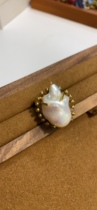 Artist Jewelry Natural Baroque Pearl Open Ring 980 Deposit 600 Non-refundable and non-exchangeable