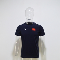 ANTA Antfoot Chinese delegation short sleeve T-shirt round collar sports short sleeves tricolor speed dry fabric breathable T-shirt