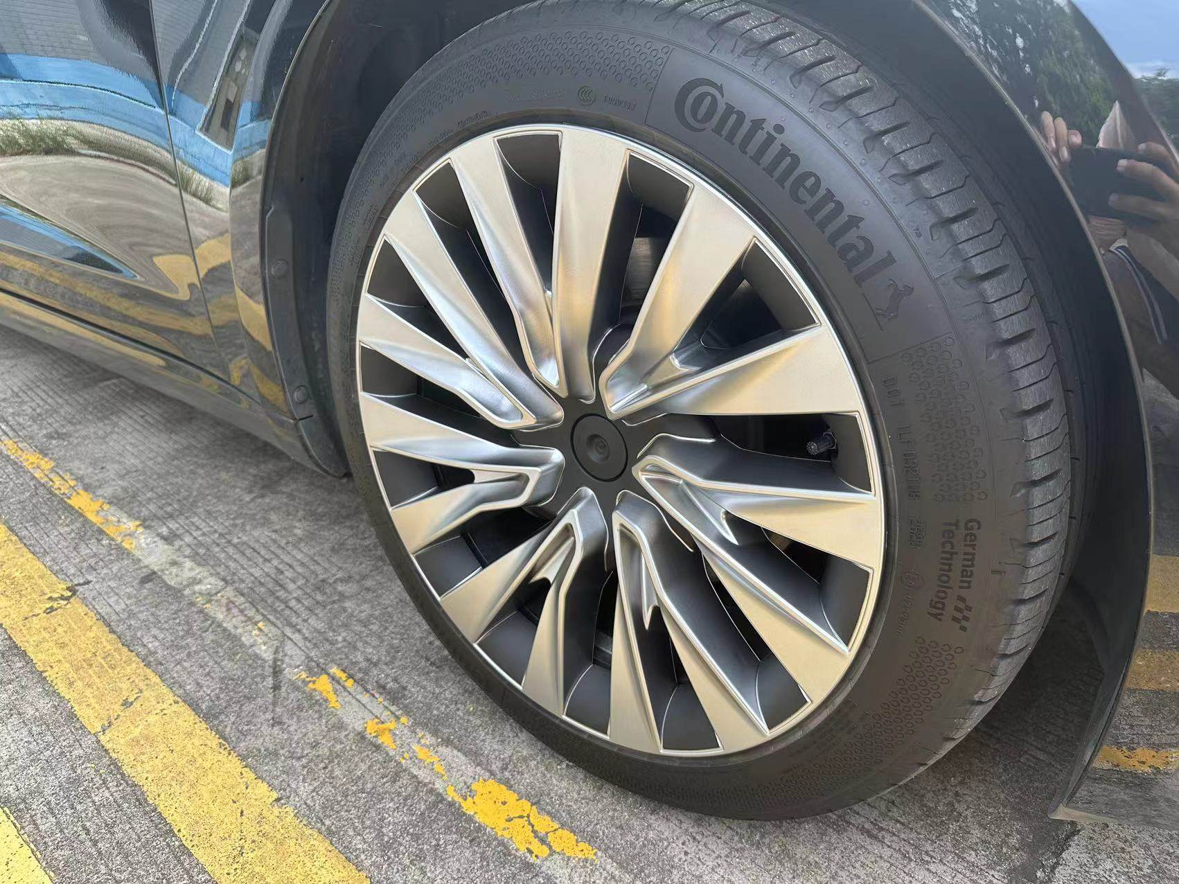 4PCS 18 Zoll Radnabenkappen Für Tesla Modell 3 Highland Version 2024 Leistung Ersatz Radnabenkappe Vollrandabdeckung Zubehör – Detail 11