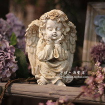 Yangfang cheek angel ornaments European resin cute desktop wedding sign-in stage props decoration display