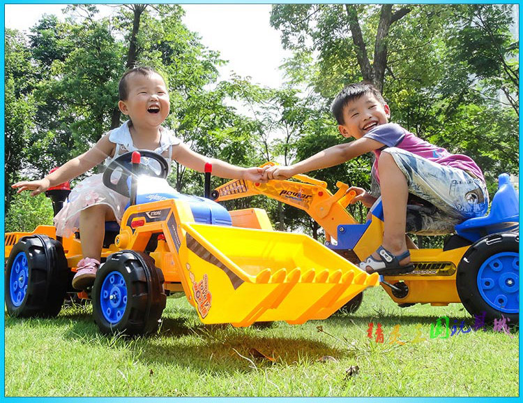 Trẻ em không dây điều khiển từ xa máy đào xe điện sạc máy xúc lớn có thể ngồi có thể cưỡi cậu bé đồ chơi xe móc máy đồ chơi trang điểm cho bé