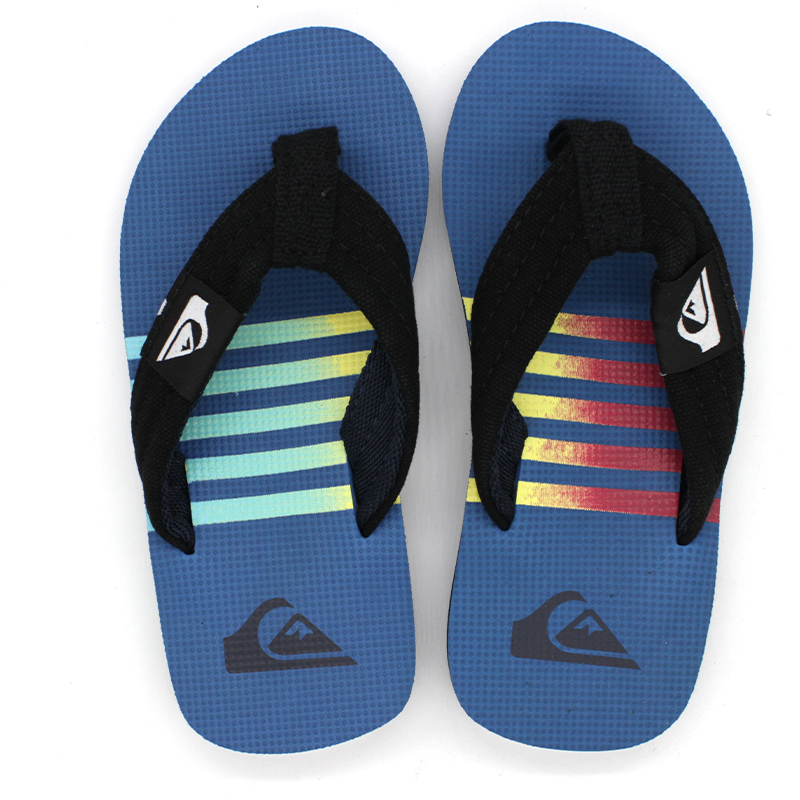 In Stock with Free Shipping Quiksilver 2026 New Summer Fabric Slippers Non-Slip Flip-Flops Stylish Versatile Fashion
