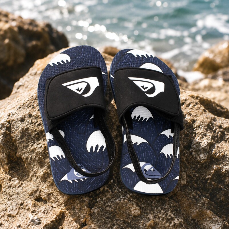 Quick Delivery Quiksilver 2026 New Summer Children's Breathable Sandals Soft-Soled Slip-On Casual Open-Toe