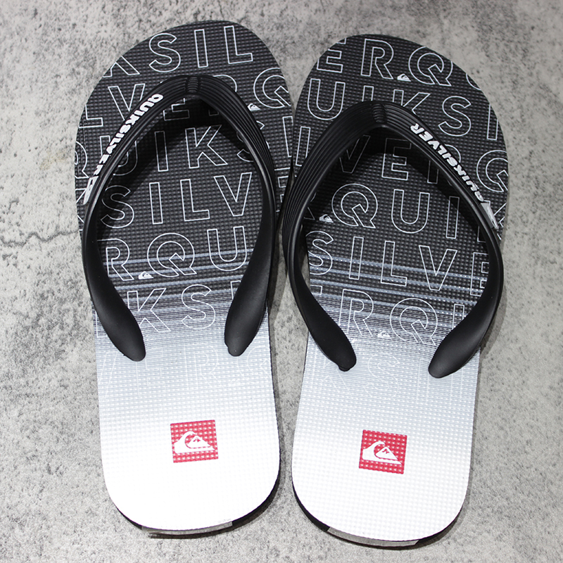 In-Stock Sports Shoes Quiksilver 2026 New Summer Children's Rubber Trendy Brand Flip-Flops for Outdoor Wear