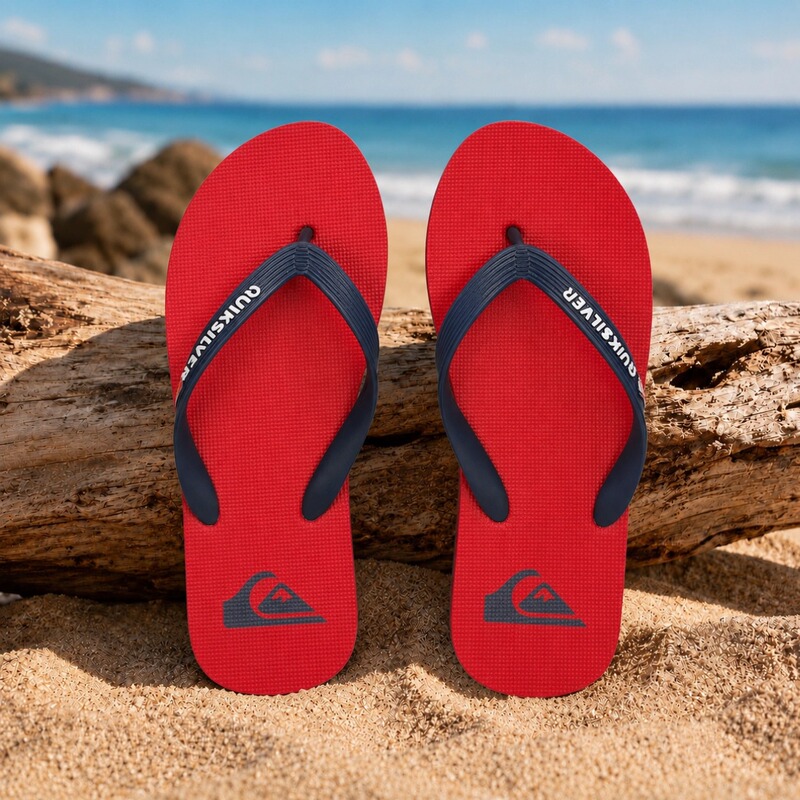 Quiksilver 2026 Waterproof Summer Vacation Sandals Outdoor Kidsren's Beach Quick-Drying Casual Flip-Flops