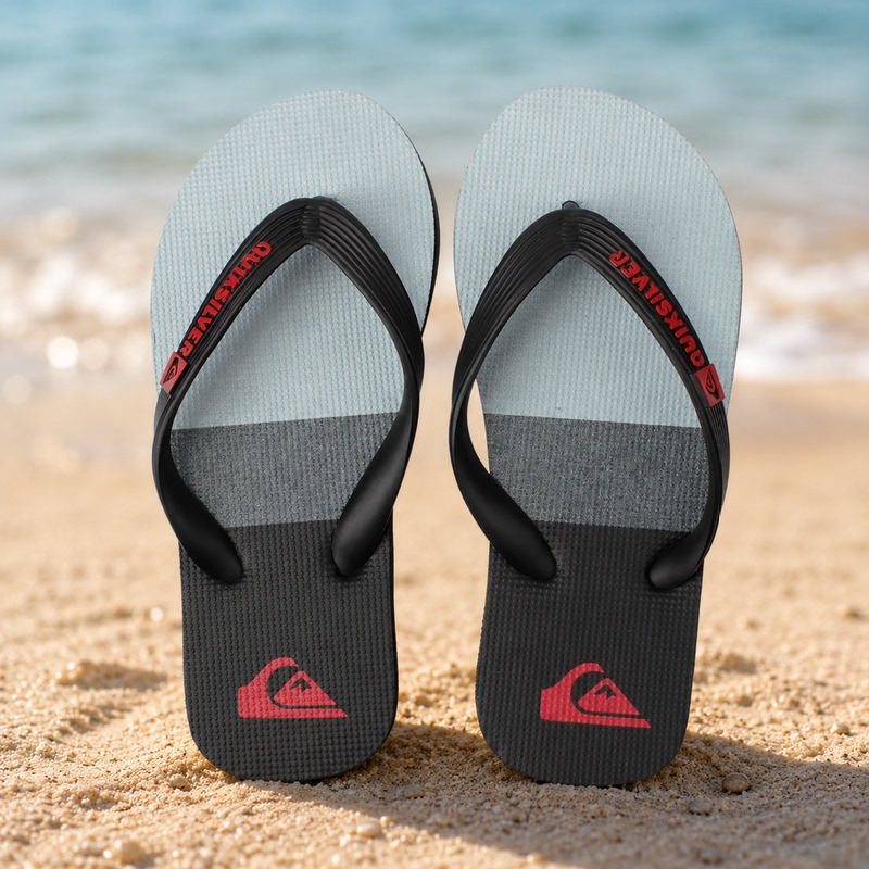 Quick Delivery and Free Shipping Quiksilver 2026 New Summer Non-Slip Sandals Quick-Drying Eva Flip-Flops Casual Slippers