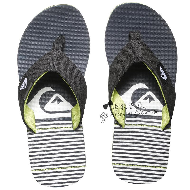 2026 Men's New Trendy Youth Beach Flip-Flops for Parent-Child Wear, Outdoor Flat-Soled Quick-Drying Fabric Straps, Waterproof and Wear-Resistant