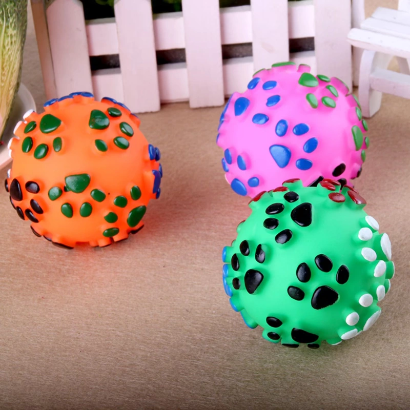 Pet đồ chơi thú cưng vocal paw in bóng chó đồ chơi mèo đồ chơi bóng teddy cung cấp đồ chơi cho chó gặm