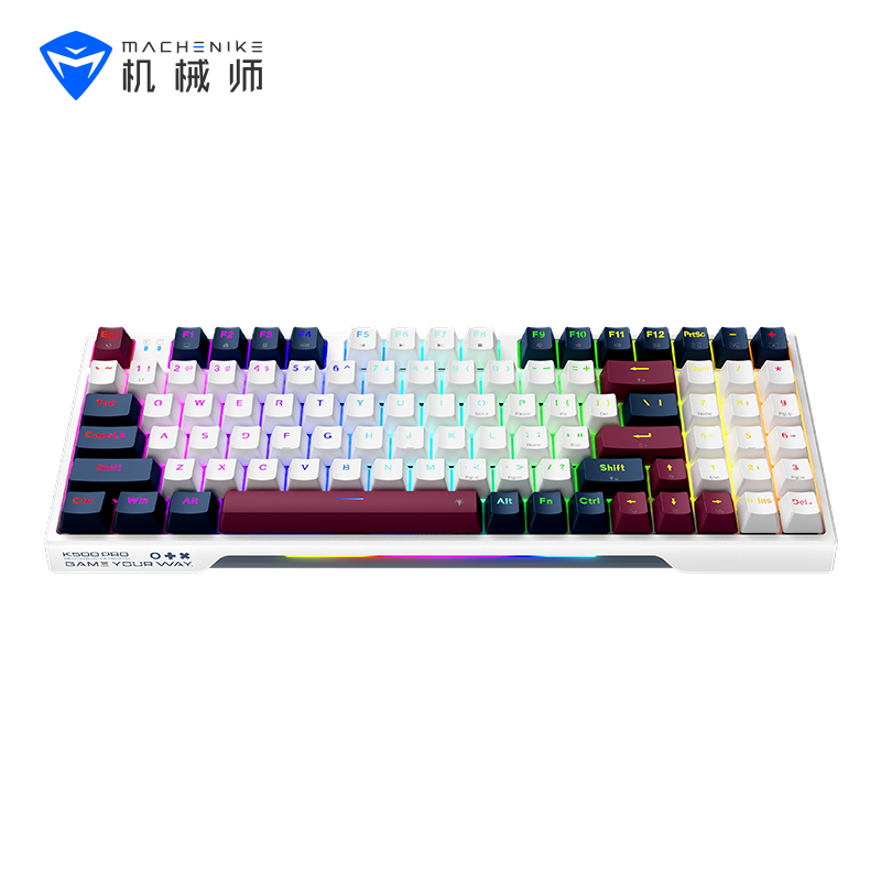 Mechanic K500Pro Wired (Single-Mode) Mechanical Keyboard, Multiple Switches Available/Pbt/Rgb/Customizable