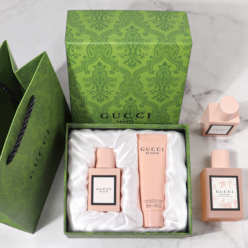 Gucci Gucci Flower Bloom Perfume Body Lotion Gift Box Lipstick Set Big Brand Gift Cool and Unique Authentic Product Gucci Gucci Flower Bloom Perfume Body Lotion Gift Box Lipstick Set Big Brand Gift Cool and Unique Authentic Product