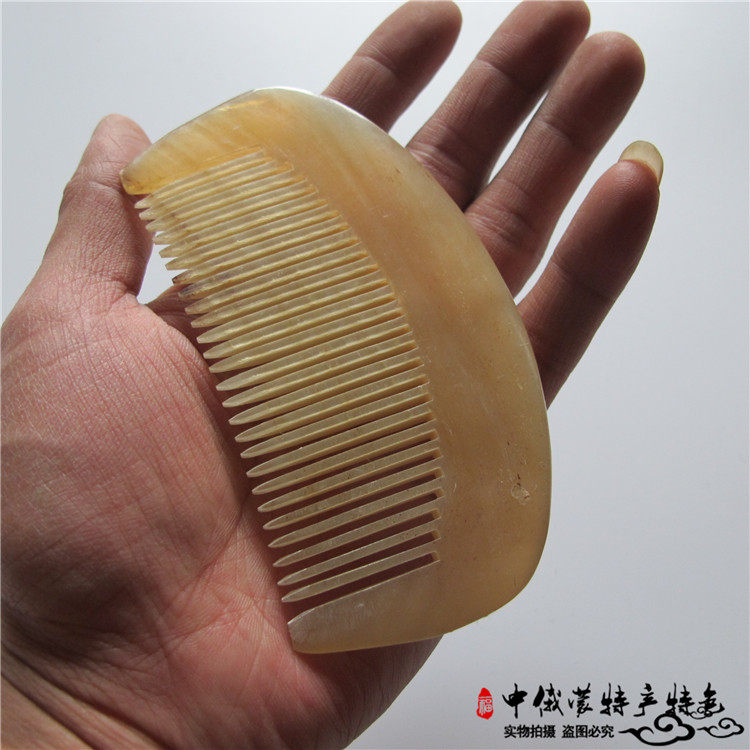 Anglican comb Inner Mongolia natural comb anti-hair moon angle comb Inner Mongolia characteristic crafts