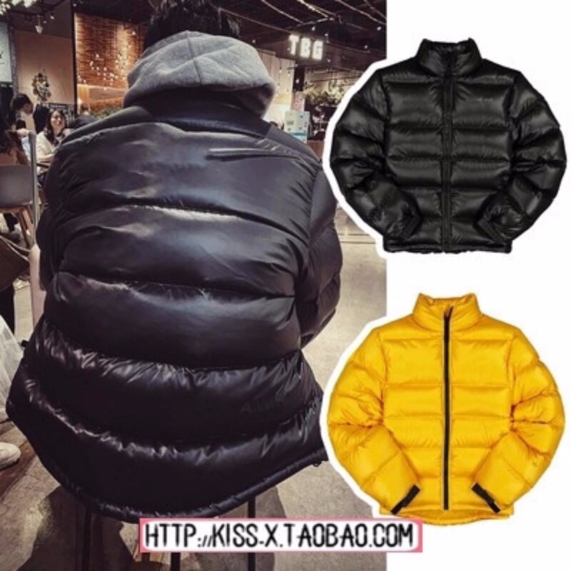 2026 European and American Trendy New Nocta Collaboration with Drake and Wang Yibo, Large Logo Stand-Up Collar Puffer Jacket